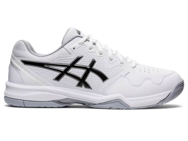 Asics Tennisschoenen Heren, GEL-DEDICATE Zwart/Wit - Asics Schoenen Sale | B5974126-GY